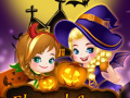 Igra Elsa And Anna Halloween Story