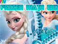 Igra Frozen Math Quiz