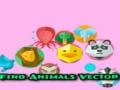 Igra Find Animals Vector