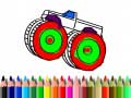Igra Back To School: Monster Truck Coloring