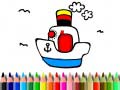 Igra Back to School: Boat Coloring