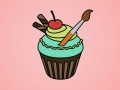 Igra Yummy Cupcake Coloring