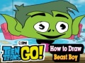 Igra How to Draw Beast Boy