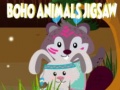 Igra Boho Animals Jigsaw