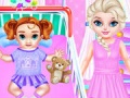 Igra Little Elsa Caring Day