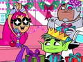 Igra Teen Titans Christmas Stars