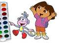 Igra Dora The Explorer Coloring Book