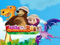 Igra Masha and The Bear dinosaur