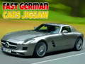 Igra Fast German Cars Jigsaw