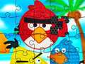 Igra Funny Birds Pop It Jigsaw