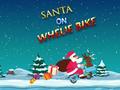 Igra Santa On Wheelie Bike