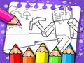 Igra Minecraft Coloring Book