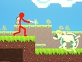 Igra Red Stickman vs Monster School 2