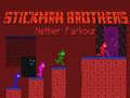 Igra Stickman Brothers Nether Parkour