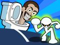 Igra Stickman vs Skibidi Toilet