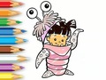 Igra Coloring Book: Monster Costume Girl