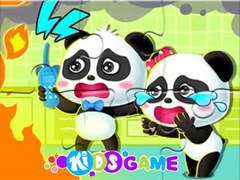 Igra Jigsaw Puzzle: Baby Panda Firework