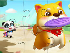 Igra Jigsaw Puzzle: Little Panda Play With Pet