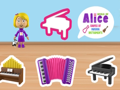 Igra World of Alice Shapes of Musical Instruments