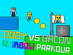 Igra Obby vs Bacon Rainbow Parkour