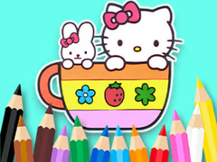 Igra Coloring Book: Kitty Cup