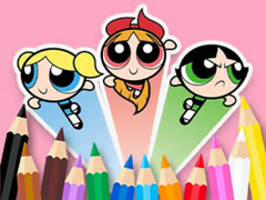 Igra Coloring Book: The Powerpuff Girls