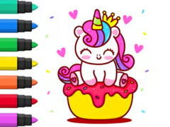 Igra Coloring Book: Unicorn Cupcake