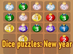 Igra Dice puzzles: New year