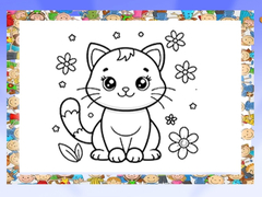 Igra Beautiful Cats Coloring Book