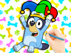 Igra Coloring Book: Clown Bluey