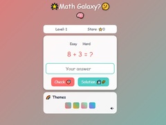 Igra Math Galaxy