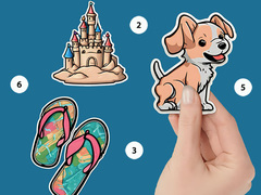 Igra Sticker Book Puzzle Color By Number