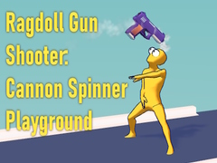 Igra Ragdoll Gun Shooter: Cannon Spinner Playground