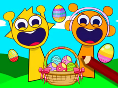 Igra Coloring Book: Sprunki Incredibox Easter