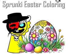 Igra Sprunki Easter Coloring