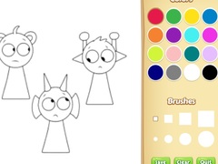 Igra Sprunki Coloring Pages