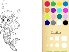 Igra Mermaid Coloring Book For Kids