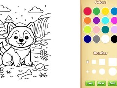Igra Dog Coloring Book