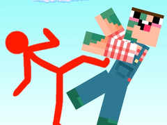 Igra Red Stickman vs Craftmans