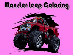 Igra Monster Jeep Coloring