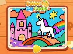 Igra Color By Code: Rainbow Unicorn