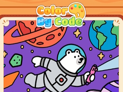 Igra Color By Code Space Bear