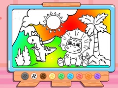 Igra Coloring Book: Jurassic Dinosaurs