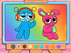 Igra Coloring Book: Sprunki Pinki & Oren