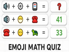 Igra Emoji Math Quiz