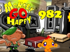 Igra Monkey Go Happy Stage 982