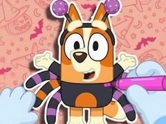 Igra Coloring Book: Halloween Spooky Bingo & Bluey