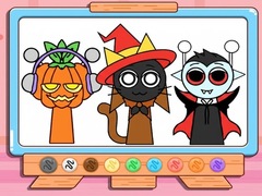 Igra Coloring Book: Incredibox Sprunki Halloween