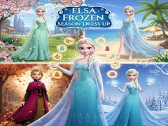 Igra Elsa Frozen Season Dress Up