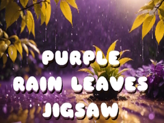 Igra Purple Rain Leaves Jigsaw
